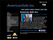 Tablet Screenshot of americansafeinc.com